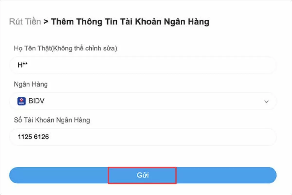 Rút tiền 8xBet - Cách rút tiền về tài khoản trong 1 phút 3 cập nhật thông tin tài khoản ngân hàng lên 8xbet