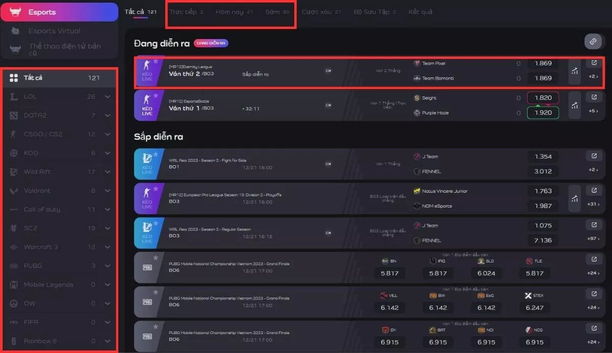 Esport Jun88 - Trang cược thể thao điện tử hàng đầu 3 Chọn tựa game Esport Jun88 tham gia