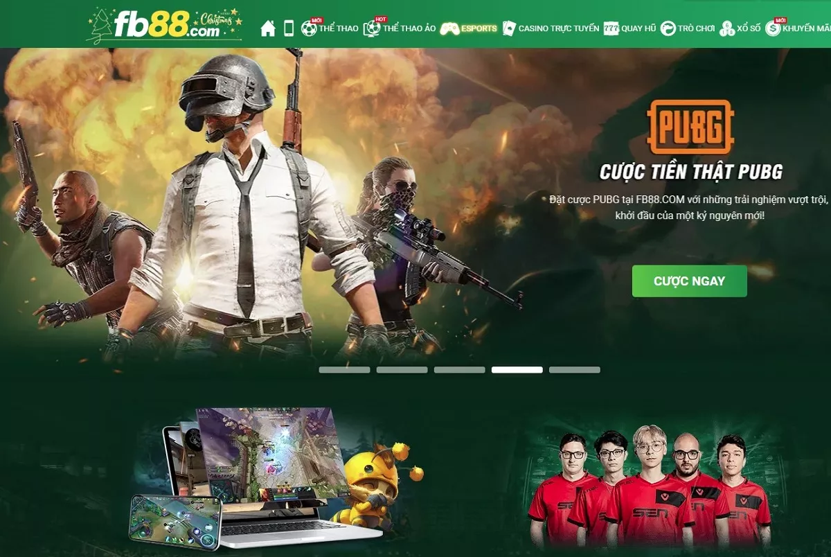 Giao diện trang cá cược Esport Fb88