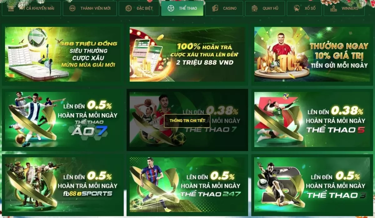 Khuyến mãi tại Esport Fb88