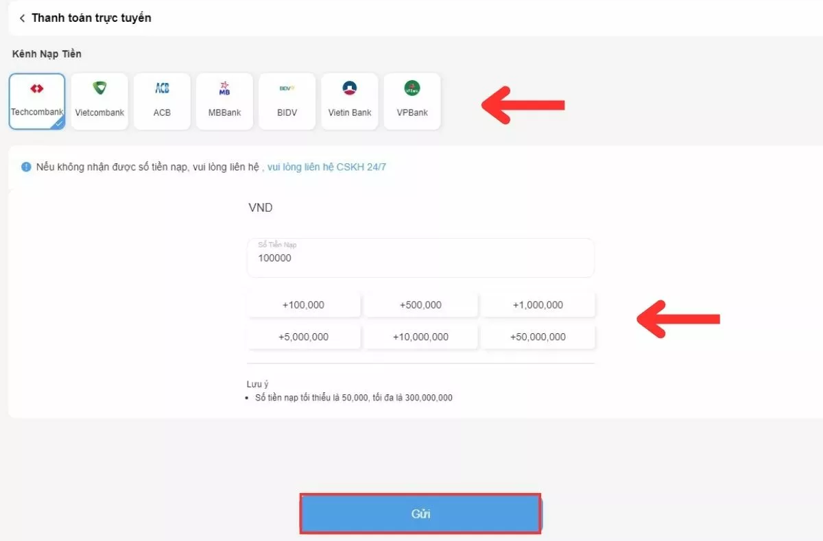 Cách nạp tiền 8xBet siêu nhanh cho tân binh 8 Nạp tiền 8xbet qua internet banking