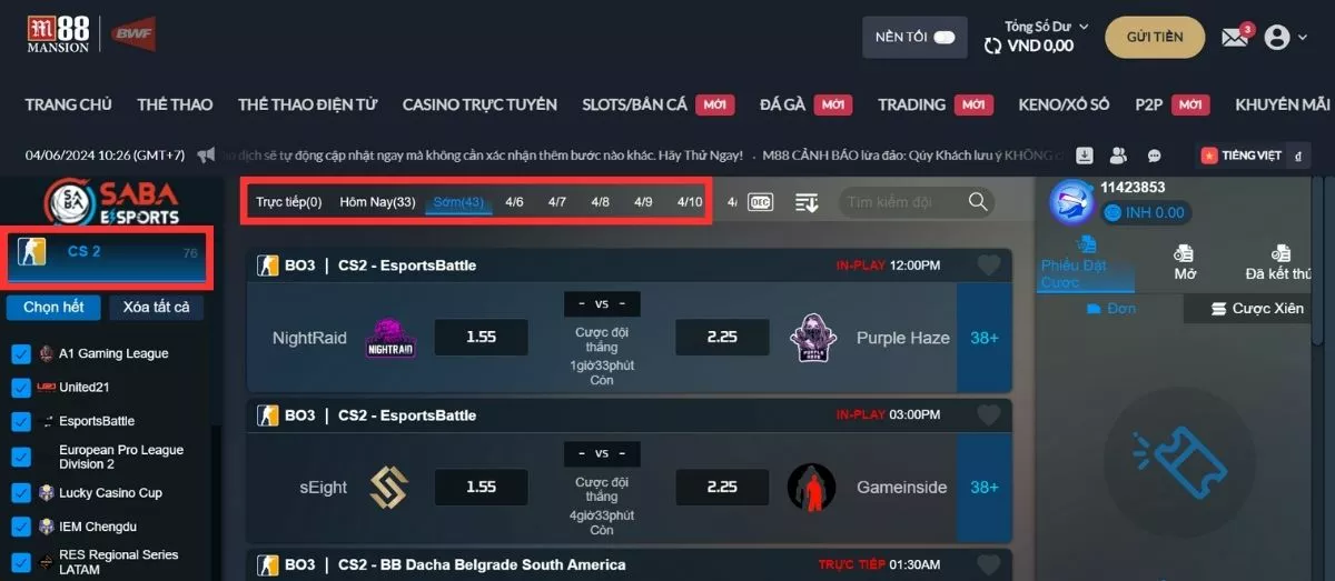 Bật mí cách chơi CS:GO M88 chuẩn nhất 3 Chọn trận đấu CS:GO